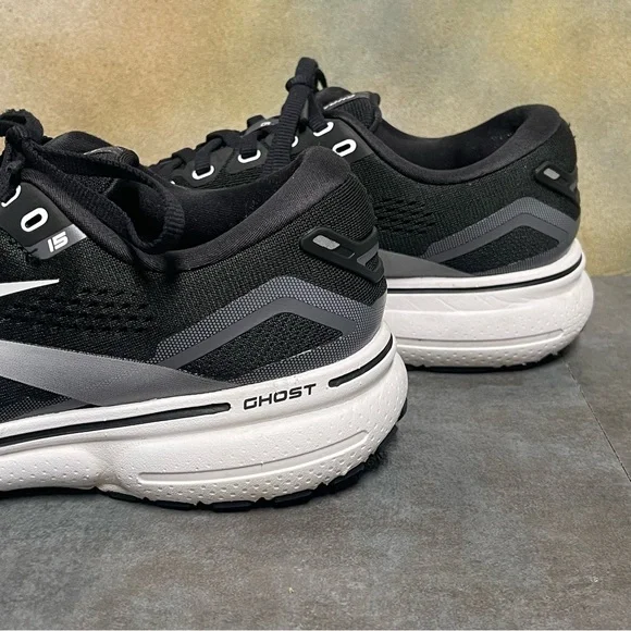 Brooks Ghost 15 1203501B012 Women's Black/White Running Shoes Size 9.5B - Picture 10 of 16